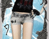 *D* Grey Shorts