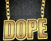 Necklace Dope Mens Gold