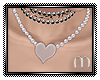 ᗰ " Beaded Heart 