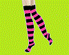 EB Pink Striped Socks