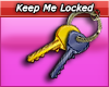 Locked anklet keys