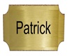 Patrick wall plaque