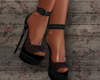 LKC Black Lace Heels