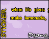 Lemons, use them.