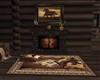 WESTERN FIREPLACE/PILLOW