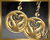 Snakes Earrings Gold