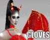 Hot Devil Woman Gloves