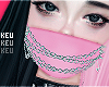 ʞ- Pink Chained Mask