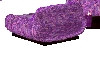 Purple butterflie couch