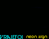 VF -LMFAO- neon sign