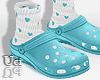 Blue Crocs Shoes