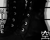 空 Boots Emo Black 空