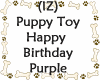 Puppy Toy Birthday Pu