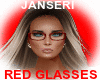 JNSR RED GLASSES