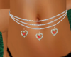 Belly Chain With Hearts