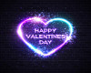 Neon Valentines Heart