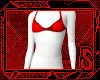 [iZS] Red Bikini Top S