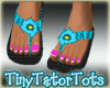 Turquoise Flip Flops