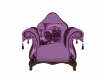 purple single pose chair