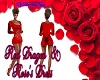 Red Dragon & Roses Dress