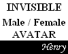 Invisible AVATAR (M/F)
