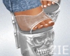 Star Denim Boots Blue