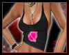 Black Sexy Heart Top