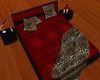 (ADH) Red N Leopard Bed