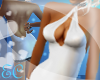 EC* Sequin Dress White