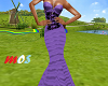 Long Lilac Purple Dress