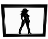 (U) Cowgirl Shadow Frame