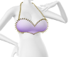 Heart on Lock Top -Lav
