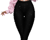 L! BLACK GLITTER LEGGINS
