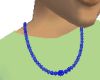 blue necklace