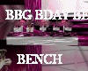 BBG Bday Bench