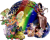 fairys on a rainbow