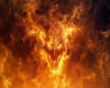 Demonic Flaming Dress