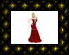 CAZ's red evening gown