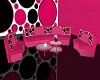 Pink Dots Family Couch