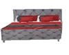 Red & Gray Bed