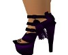 Purple Tassel Heels