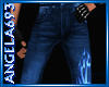 [AA] Jeans Skull Blue