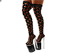 netted platform boots
