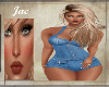 J~BLUE DEN SHRT OVRALLS