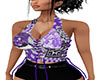 Purple Patchwork Top