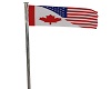 American Canadian Flag