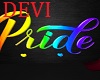 DV Pride Sign,Cutout.