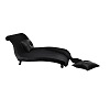 NA-Blk Leather Chaise