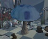 Wonderland Blue Mushroom
