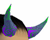 green/purple designhorns